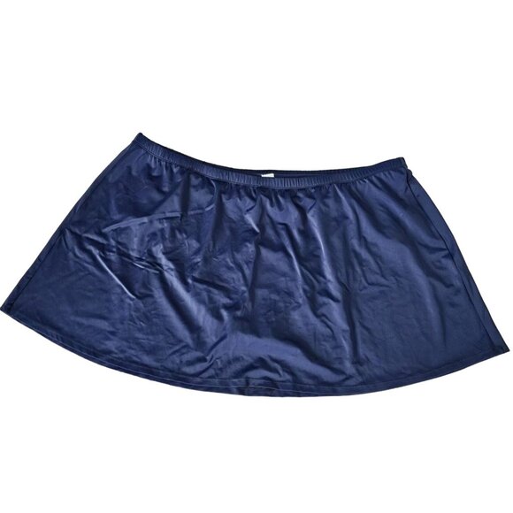 Swim 365 Women's Swim Skirt Plus Size 30 Blue Swimsuits For All Skirt Bottom - Picture 1 of 6